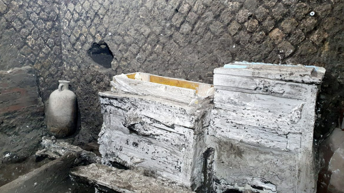 The room is around 2,000 years old, officials said.