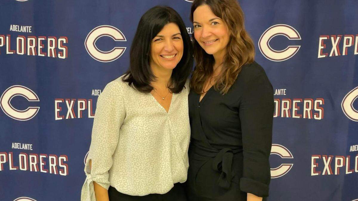 Christina Diaz-Gonzales and Hope Diaz announced their commitment to give the $10,000 Delfin J. Diaz Marist Service Award each year, in memory of their father, to a Christopher Columbus High School student based on service work.