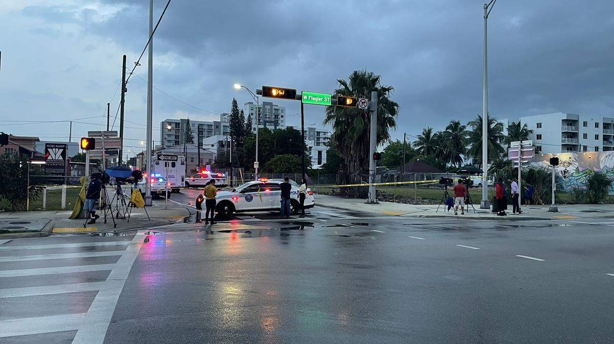 A man was killed and two others were injured in a drive-by shooting in Little Havana early Wednesday, police said.
