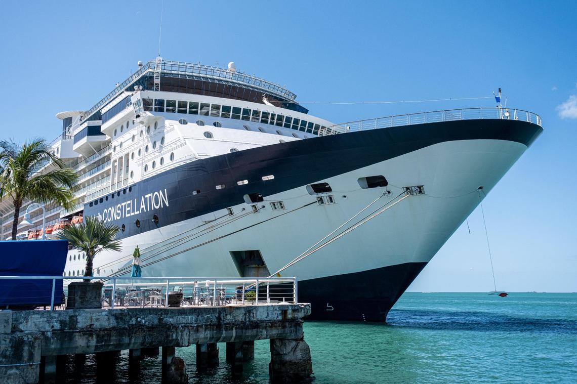 Celebrity Constellation in port at Key West on Feb. 26, 2022.