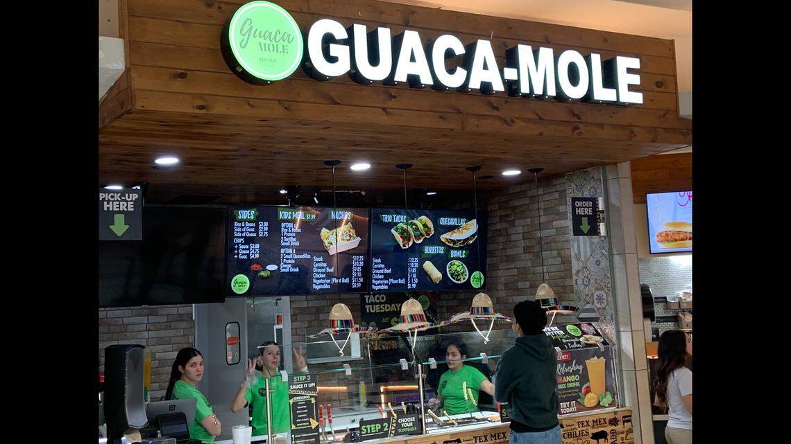 Guaca-Mole in a Dadeland Mall food court.