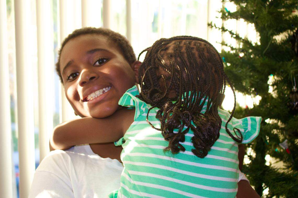 Though seven years apart, Ro’niyah and Raheem are very close siblings.