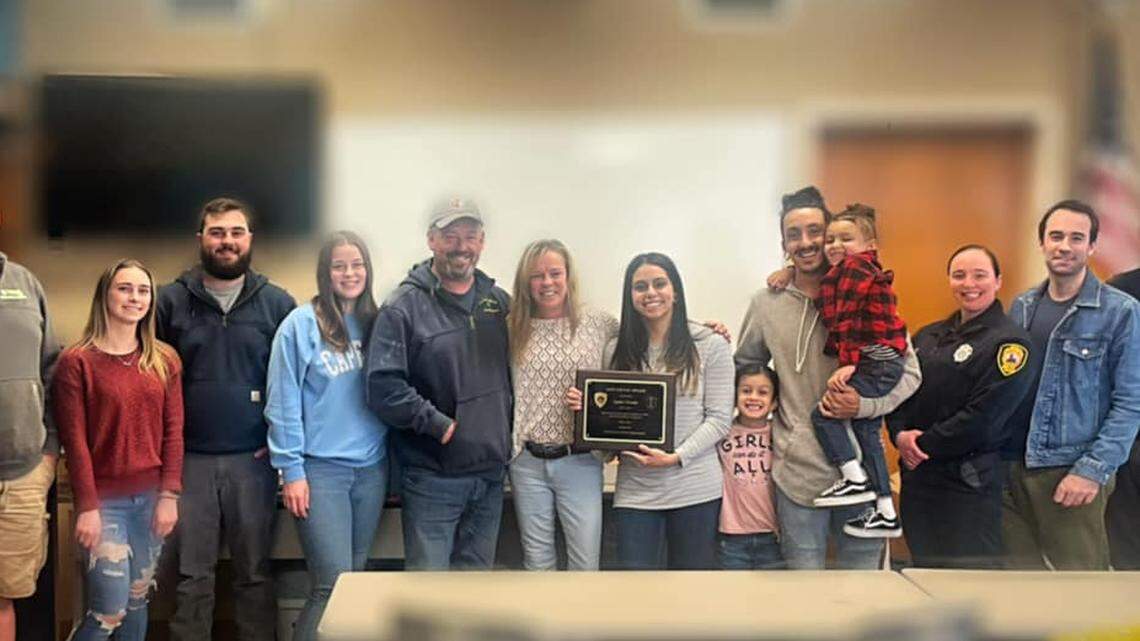 “She was my guardian angel,” the woman who fell told media outlets. “If I didn’t have her, I’d probably be dead.”