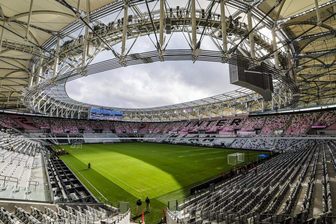 Miami Freedom Park’s Nu Stadium is a privately funded, 131-acre, $1.3 billion development near Miami International Airport. The stadium is a 26,700-seat home for the Inter Miami CF soccer team.