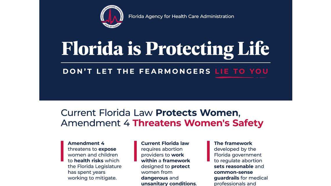 Does new state website advocating against Florida abortion ballot question cross a line?