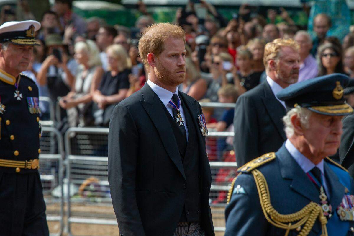 Prince Harry makes rare remarks about his father.