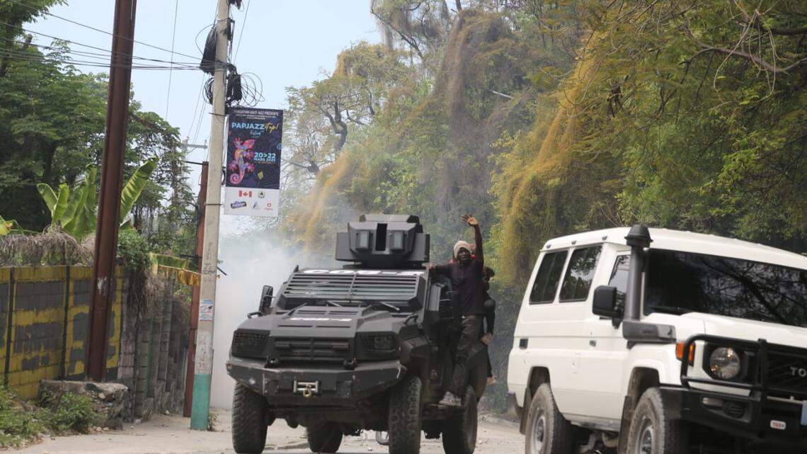 As Haiti’s capital comes under intense gang attacks, angry Haitians in Canape Vert armed themselves with machetes and took to the streets Wednesday, March 19, 2025 to protest the assaults and lack of response from the country’s authorities. The United Nations International Organization for Migration said gangs have forced over 60,000 Haitians to flee their homes in just one month.