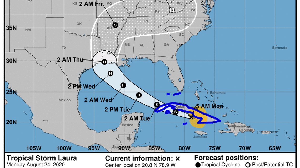 Florida Keys under tropical storm warning ahead of Laura, but evacuation order lifted