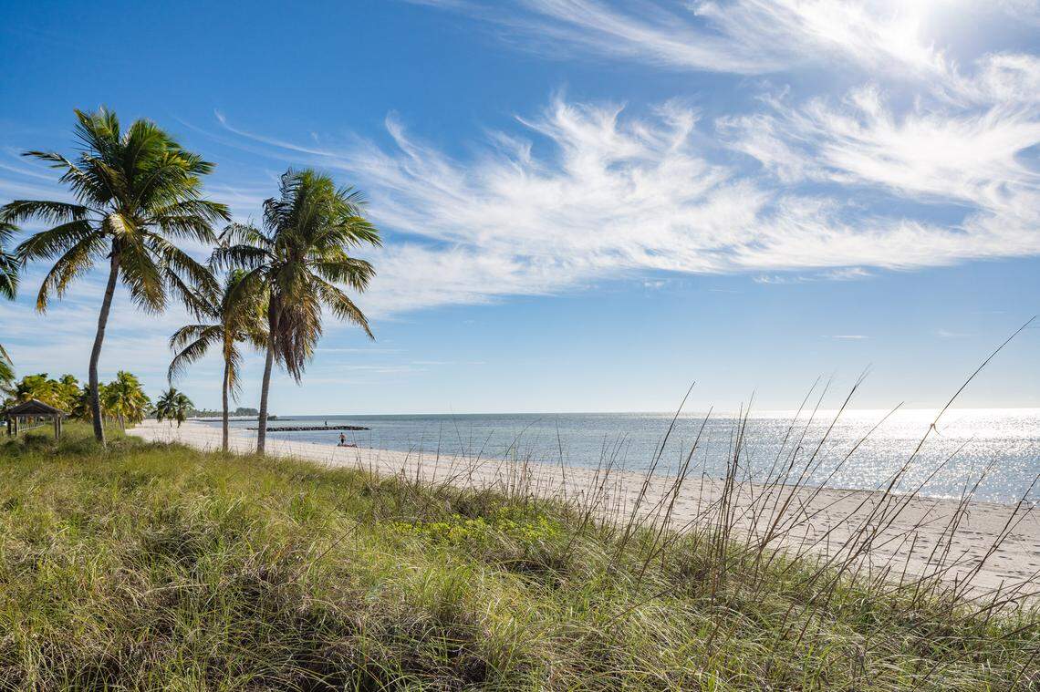 The new Margaritaville resort sits on Key West’s Smathers Beach.
