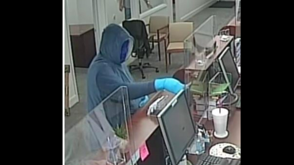 A conflicted robber not only apologized for taking money from a bank this week, but he also offered a kindly “God bless” to the clerk on the way out the door, according to the Tampa Police Department.