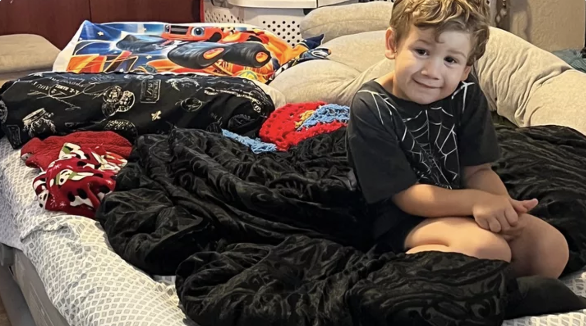 Kristin, a pregnant mother, and her 4-year-old son had to evacuate after flood waters quickly filled their home, she wrote in a donation campaign.