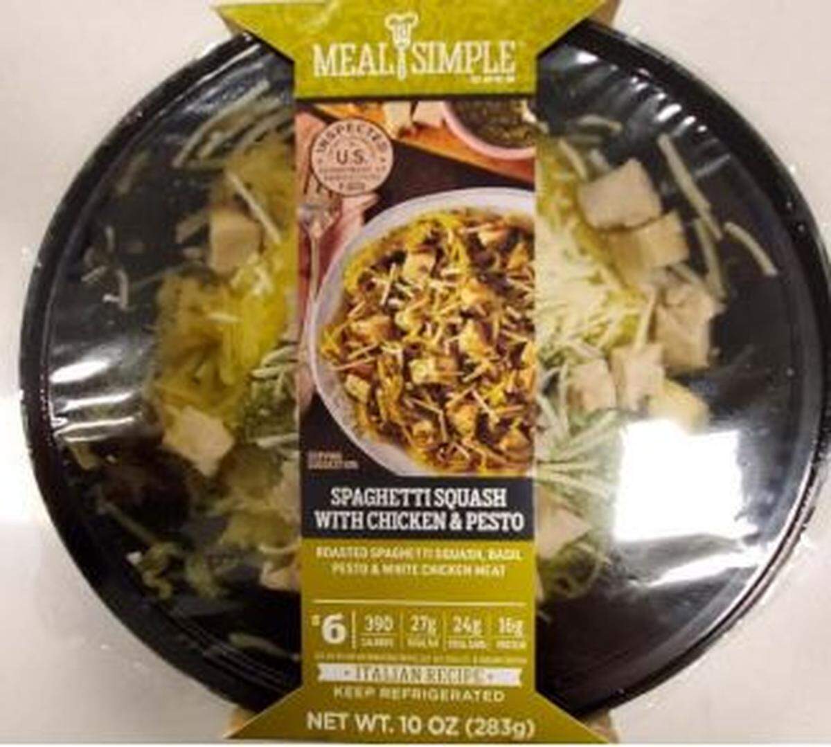 Meal Simple Spaghetti Squash with Chicken and Pesto
