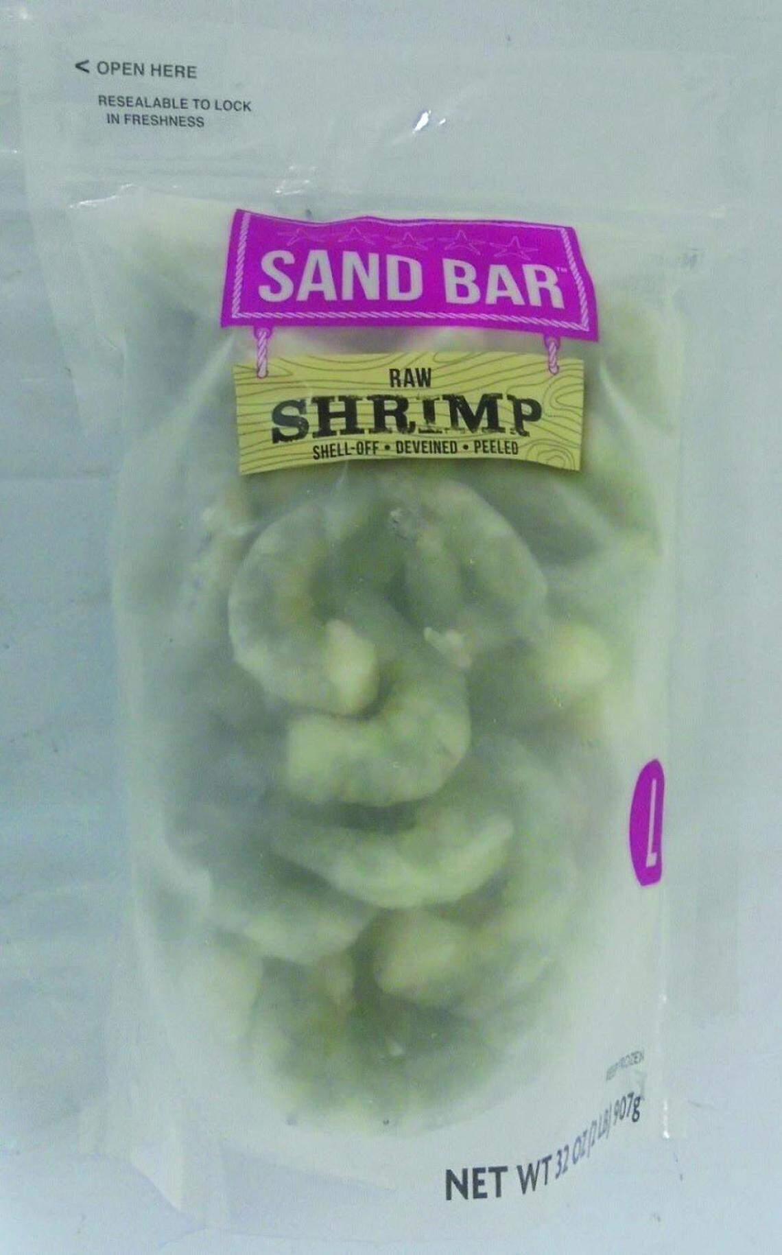 Sandbar brand shrimp