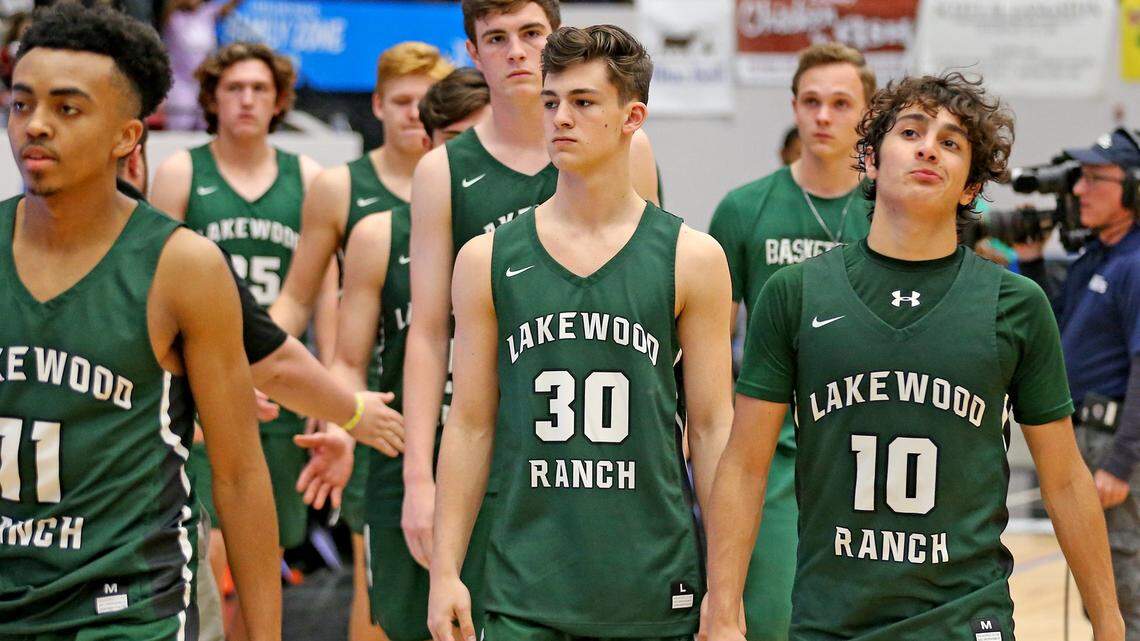 Lakewood Ranch falls just short of making history in Class 8A boys basketball title game