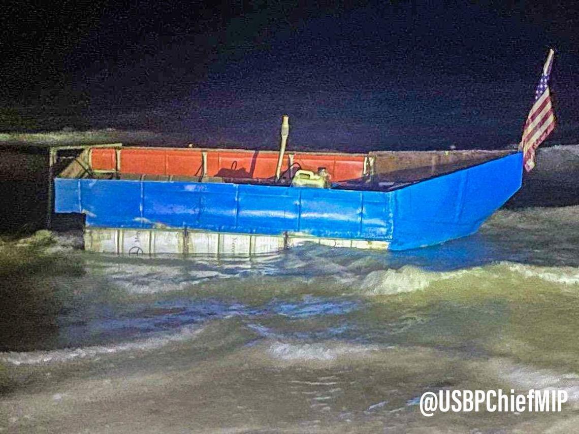 U.S. Customs and Border Protection’s Miami Division reports that 15 Cuban migrants made landfall on an island near Key West on Saturday, April 2, 2022.