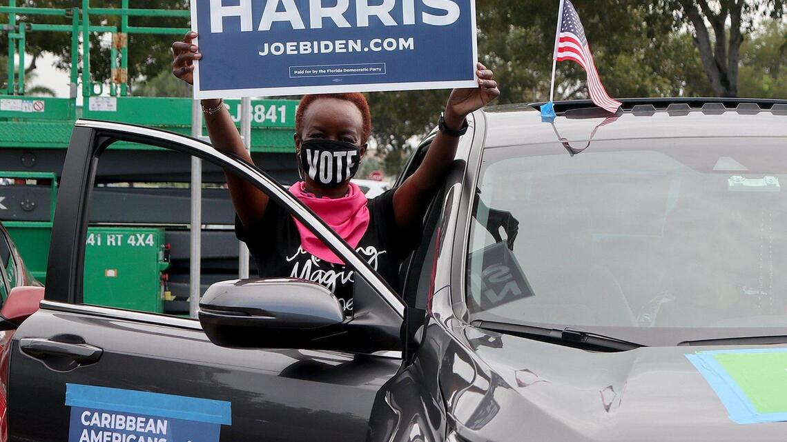 En la recta final de la campaña, Kamala Harris aviva el entusiasmo demócrata en el sur de Florida