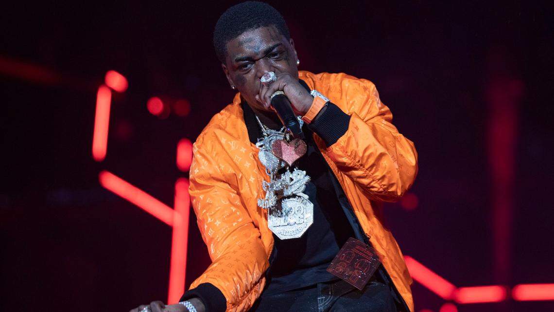 Kodak Black performs at Rolling Loud at Hard Rock Stadium in Miami Gardens, Florida on Sunday, July 24, 2022.