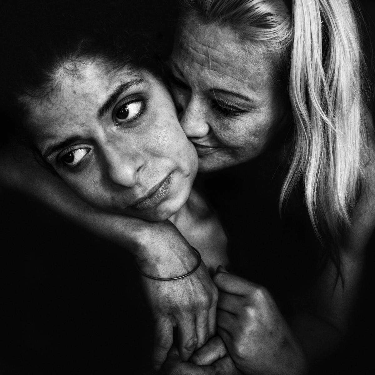 Award-winning photographer Lee Jeffries immortalized Lawson, then known as Margo Stevens.
