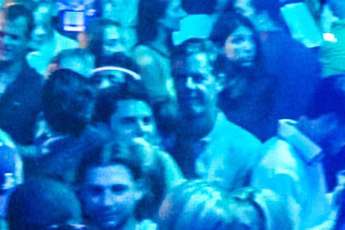 A newly-unearthed photo is said to feature Liberty University President Jerry Falwell, Jr., (center) on the dancefloor at Miami Beach club, Wall, on July 19, 2014, with his son Trey Falwell. World Red Eye founder Seth Browarnik said he found the image, among others, in his company’s vast archive after Falwell Jr. told Politico on Aug. 21, 2019, he was not the man in the photo and that it must have been “photo-shopped.”
