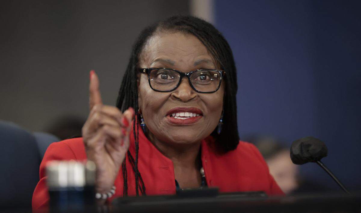 Miami-Dade Comissioner Marleine Bastien speaks during Miami-Dade Mayor Daniella Levine Cava's 2026 budget proposal meeting at the Stephen P. Clark Government Center in Miami on Thursday, Sept. 4, 2025. 