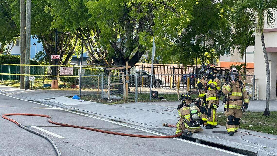 Gas smell at Miami-area apartment building is from underground vault, fire-rescue says
