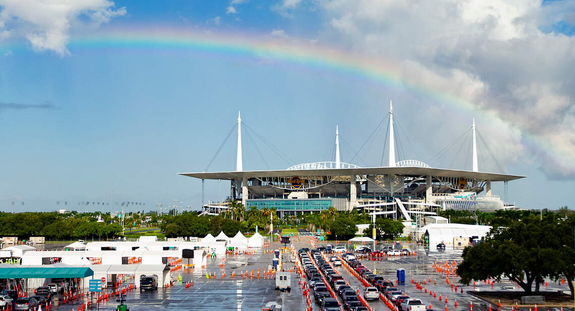 Dolphins CEO, Miami-Dade mayor assure opening Hard Rock Stadium to fans is safe