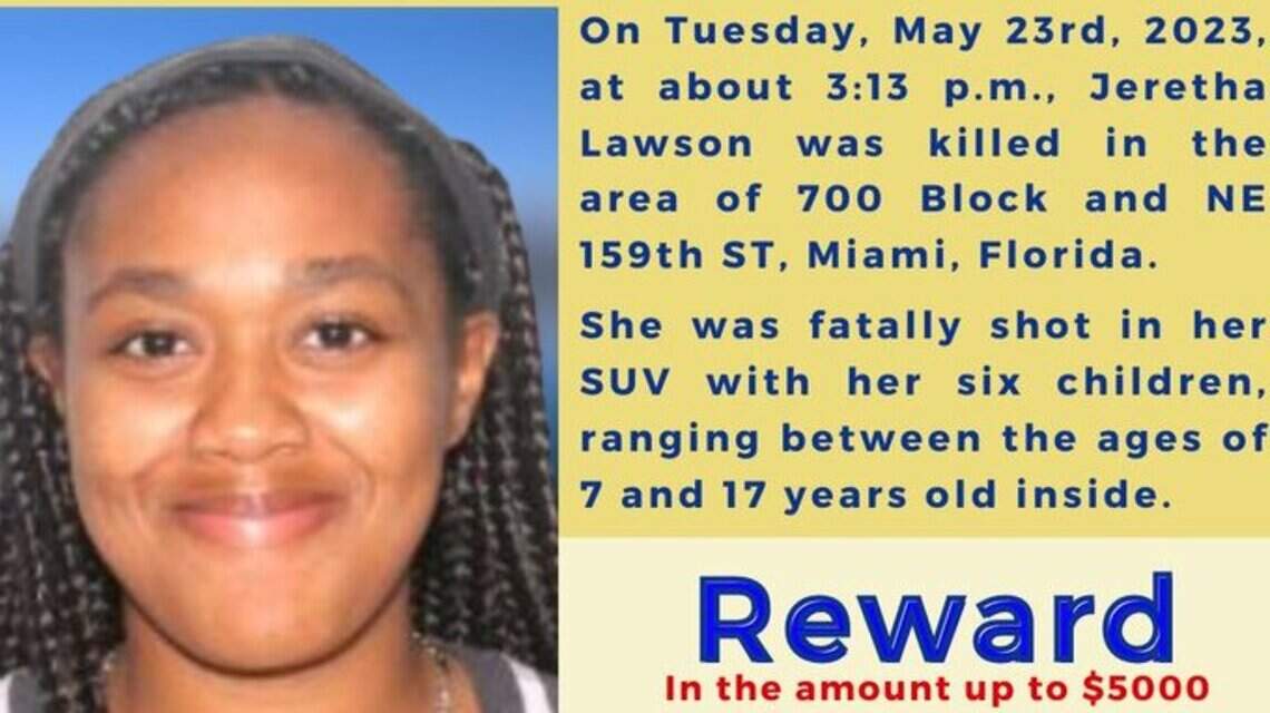 Reward offered: Mom shot and killed in front of her kids while leaving Miami-Dade park