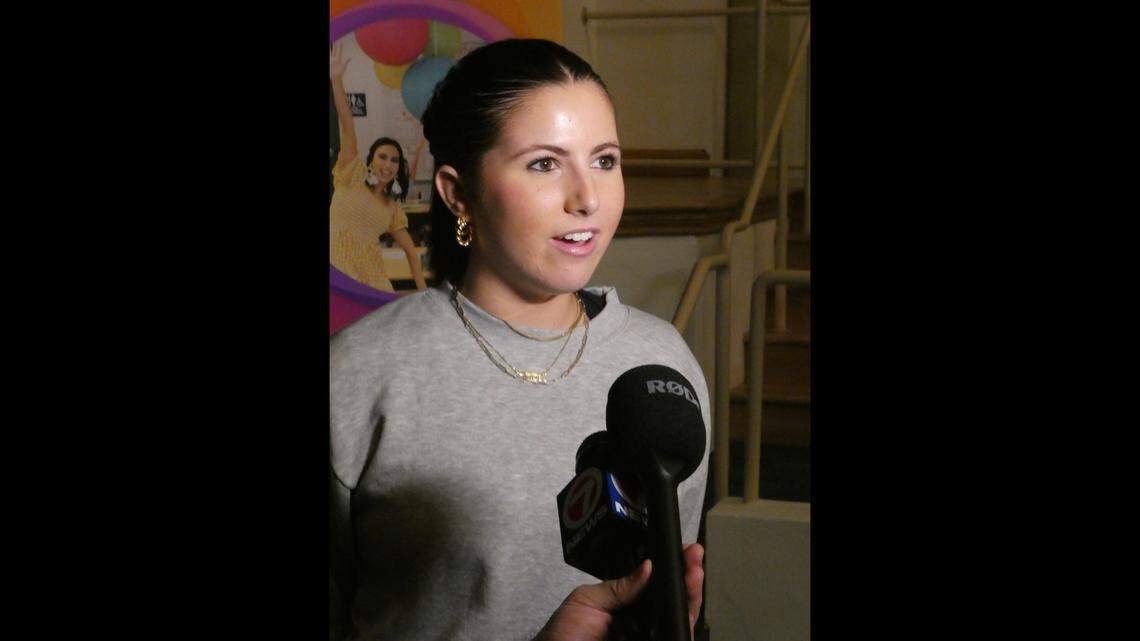 Stella McLaney, 17, a senior at Miami Beach Senior High who is going to be one of the students involved in a new club that is set to launch at schools across the district to teach classmates about the dangers of fentanyl and fake pills, thinks every student should have Narcan in their bag.