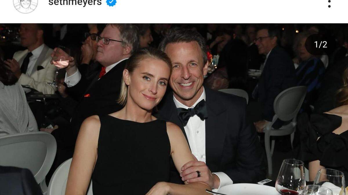 seth meyers with wife alexi ashe