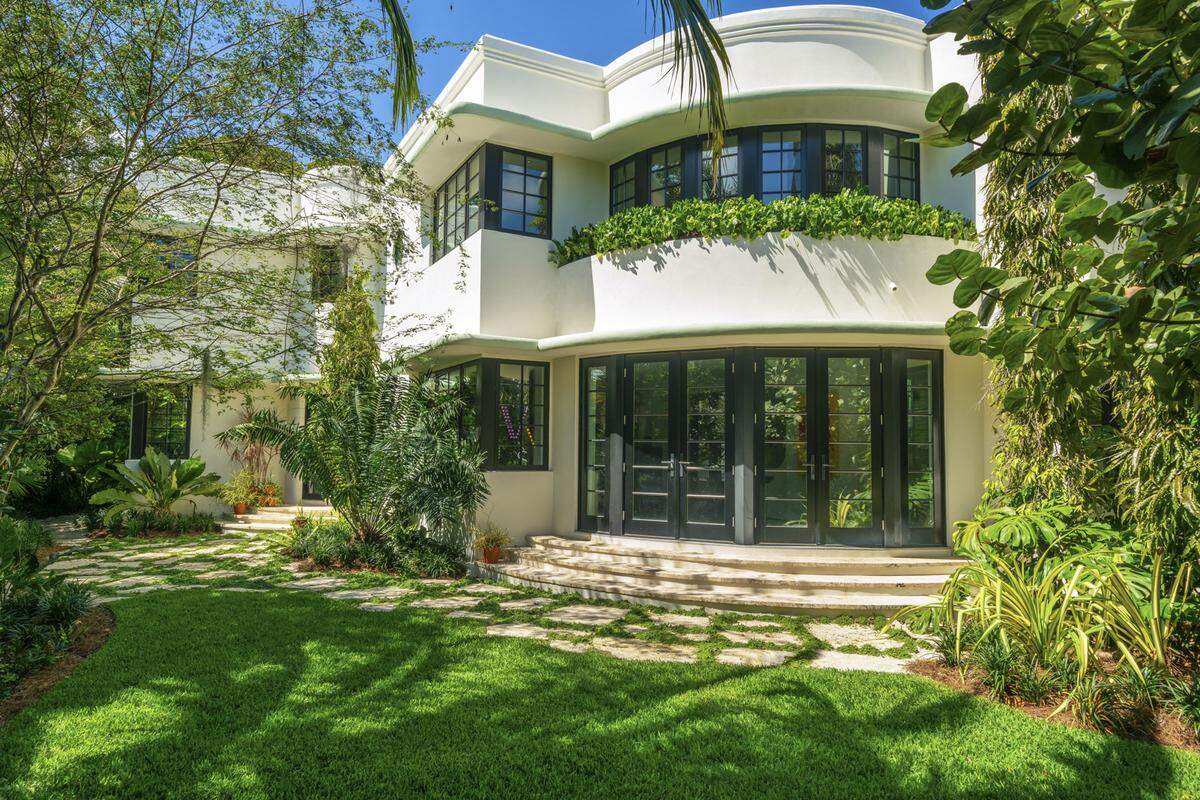 The historically designated, Henry Maloney-designed house has 5,100 square feet and four bedrooms and four bathrooms.