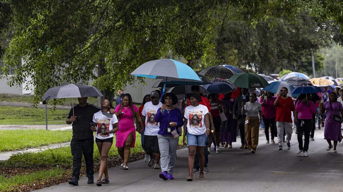 ‘No words can describe it’: Vigil held for Miami Gardens dog mauling victim