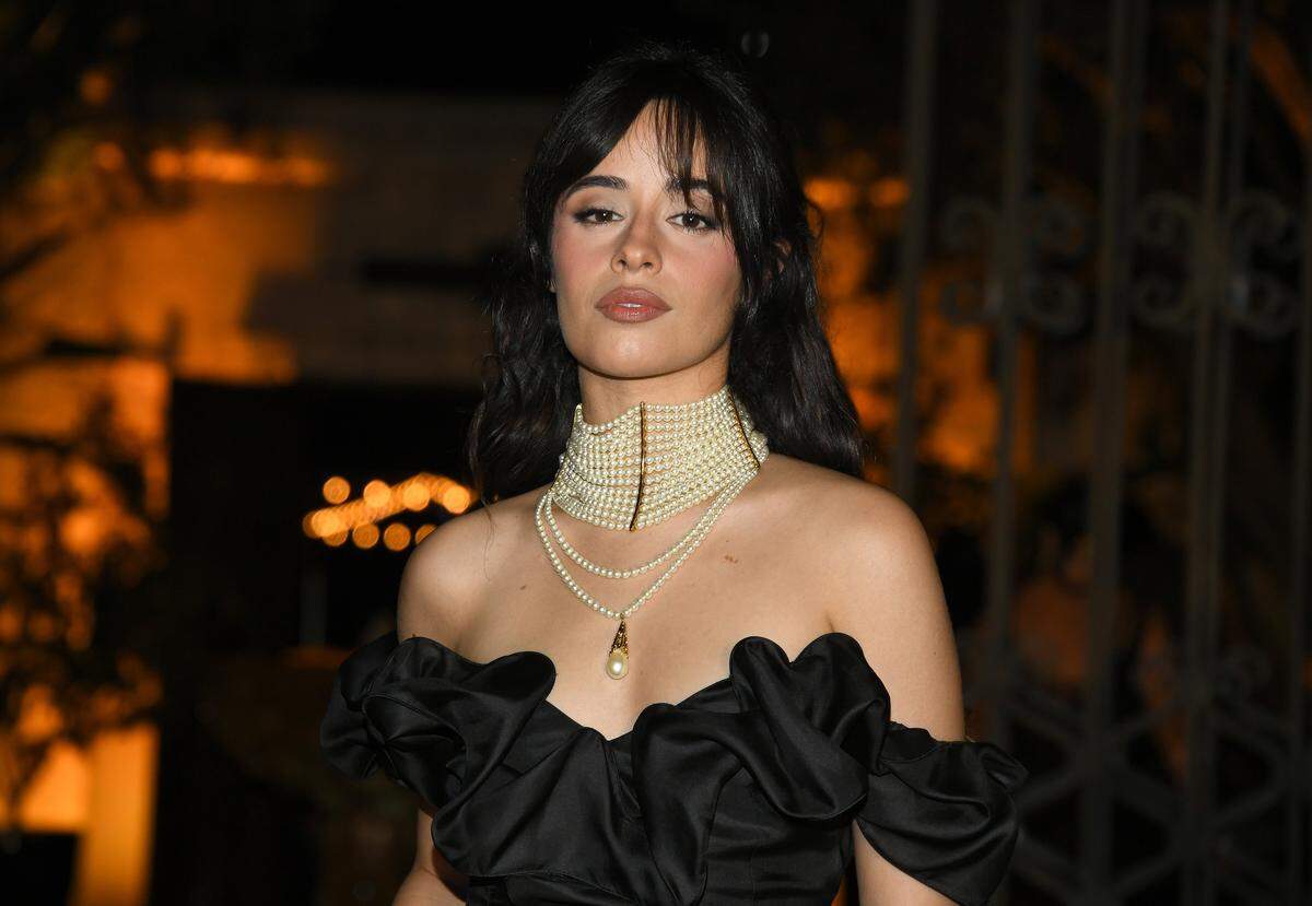 LOS ANGELES, CALIFORNIA - OCTOBER 30: Camila Cabello attends the 5th Annual DÃa De Muertos Gala on October 30, 2025 in Los Angeles, California. (Photo by Alberto E. Rodriguez/Getty Images)
