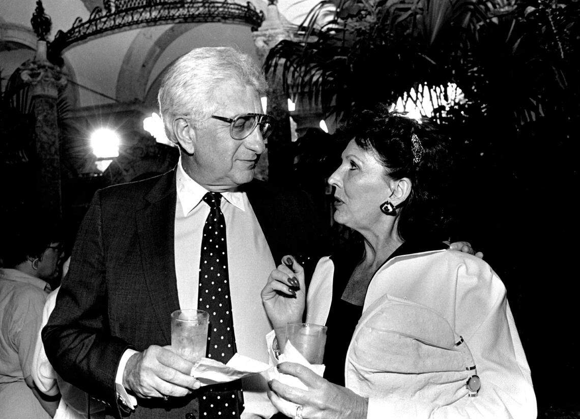 Stephen and then-wife Maureen Muss.