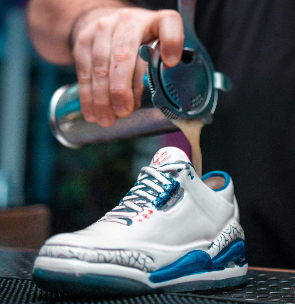Get a drink in a sneaker at Grails in Wynwood. Don’t worry, it’s not a real shoe.