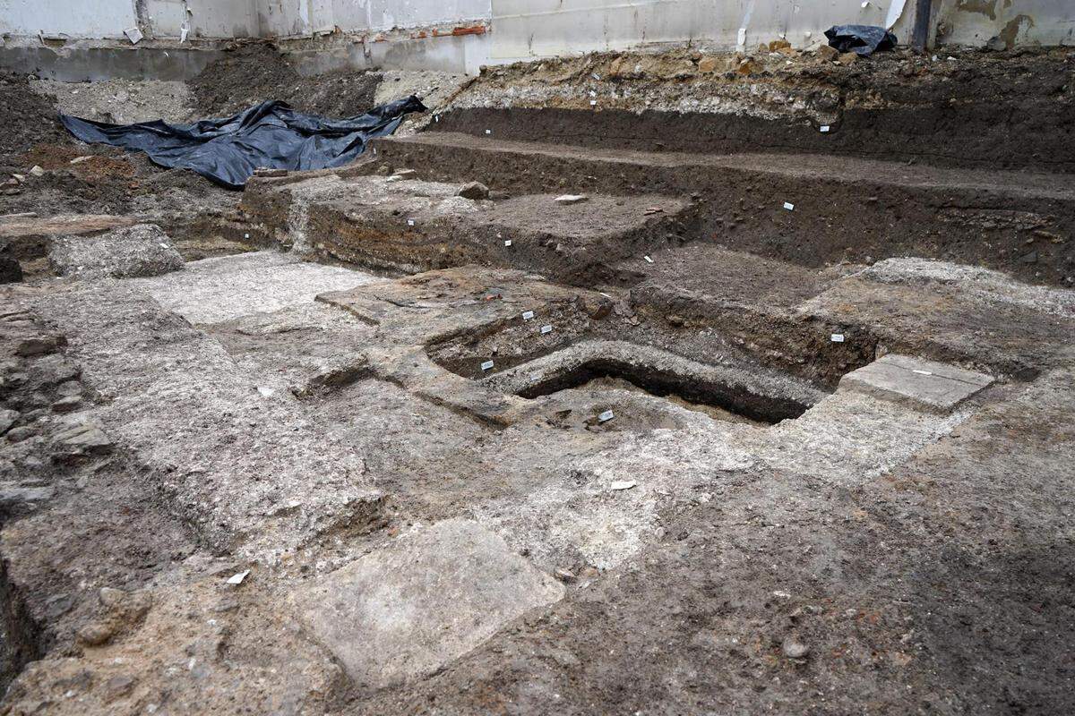 The site was discovered during construction of a modern home, officials said.