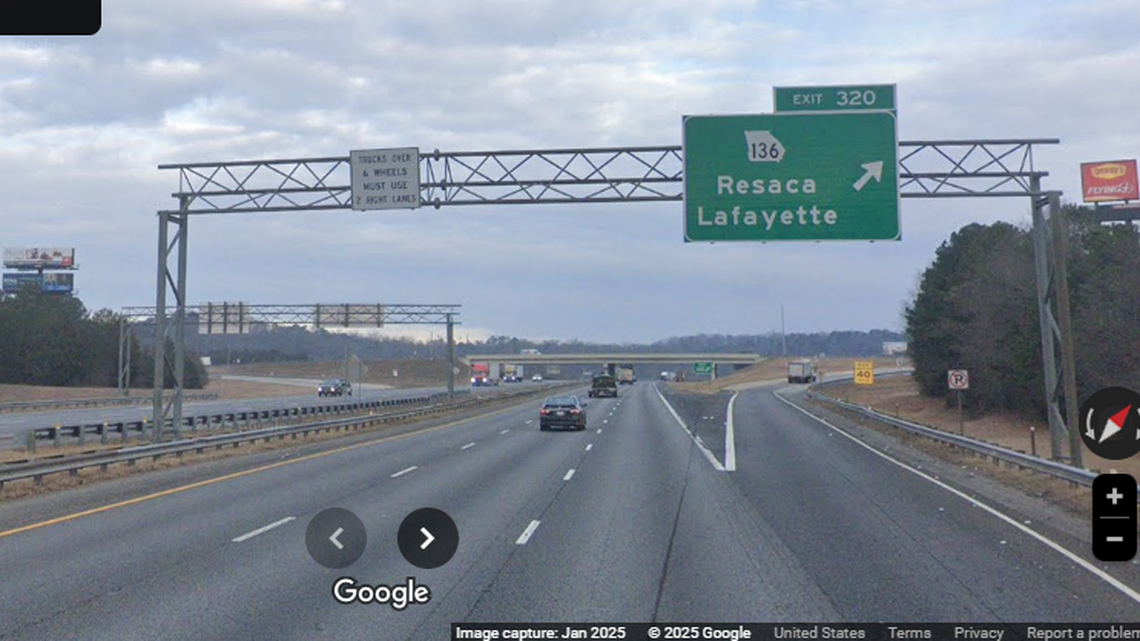 A 25-year-old woman died along Interstate 75 in North Georgia when she got out of her minivan and didn’t put it in park, police said. The vehicle fatally struck her.