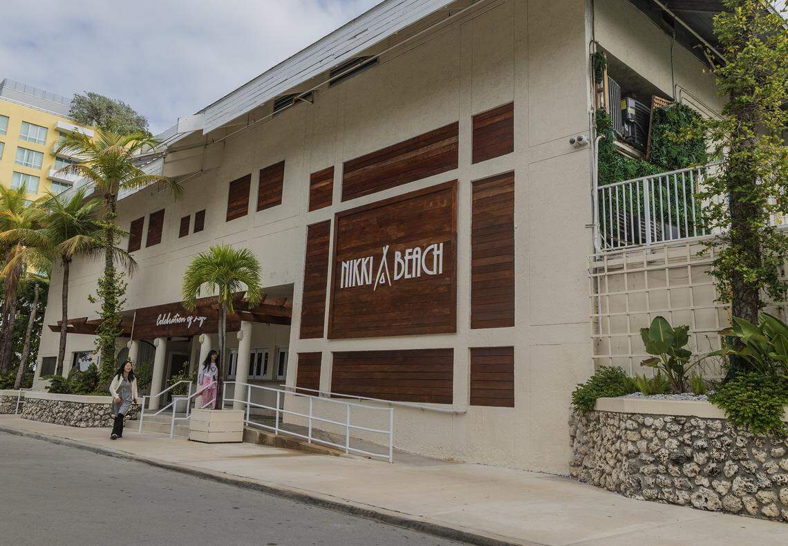View the entrance to Nikki Beach, the day club that has been a staple of South Beach for decades, is likely entering its final months as its lease with the City of Miami Beach is ending soon, on Wednesday, January 07, 2026. 
