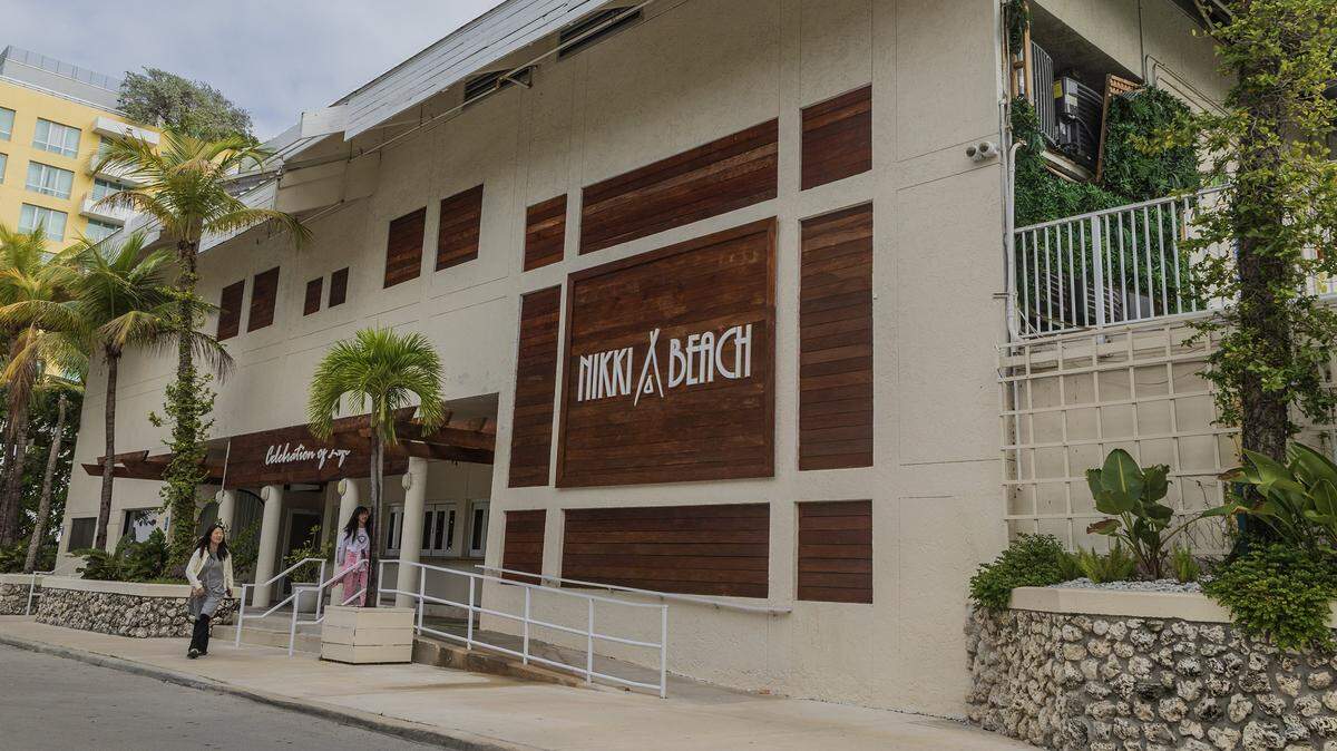 View the entrance to Nikki Beach, the day club that has been a staple of South Beach for decades, is likely entering its final months as its lease with the City of Miami Beach is ending soon, on Wednesday, January 07, 2026.