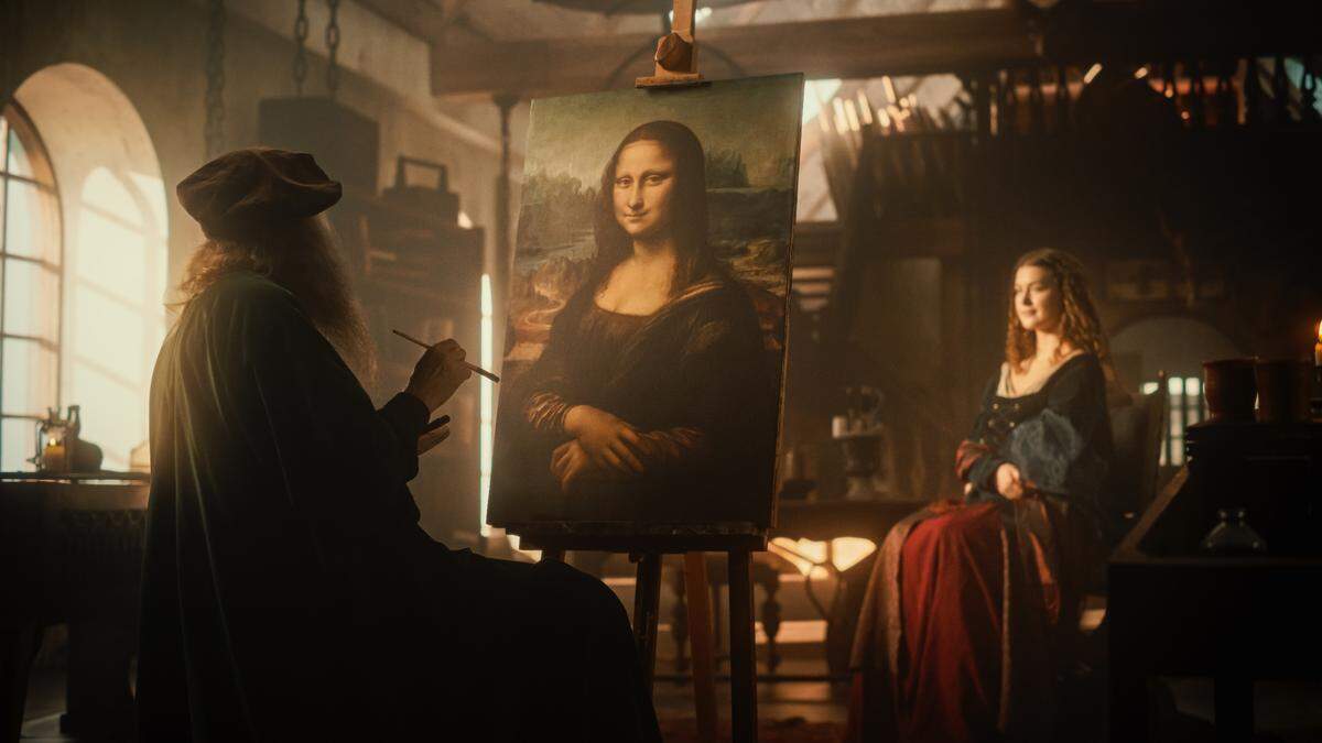 recreation of historic mona lisa moment