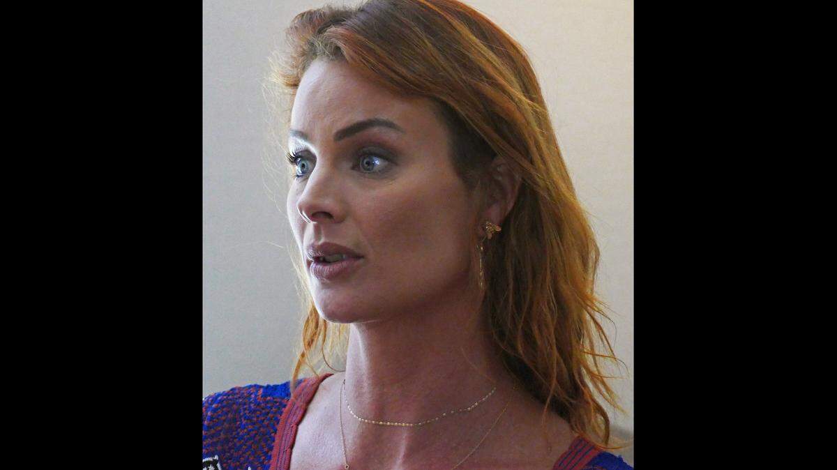 Sarah Ransome talks about being drawn into Jeffrey Epstein’s world and becoming a victim of sex trafficking. The interview occurred in New York City, Aug. 29, 2019.
