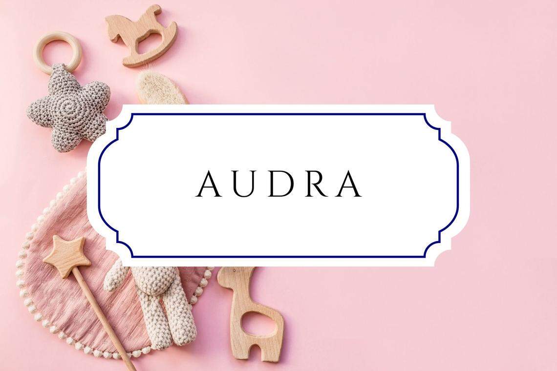 5 letter girl names audra