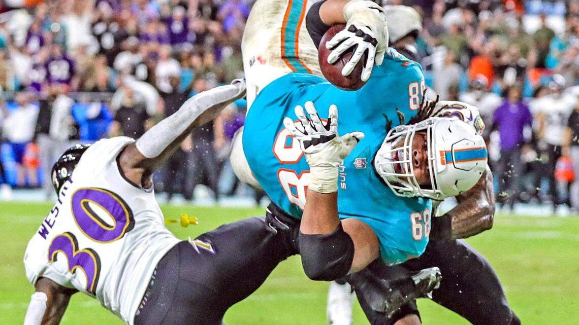 Football changed his life, ‘but this is just the beginning’ for Dolphins’ Robert Hunt