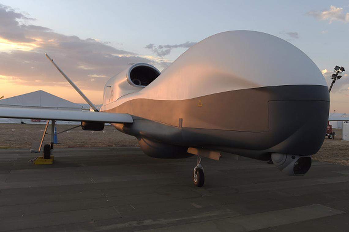 A Northrop Grumman MQ-4C Triton drone