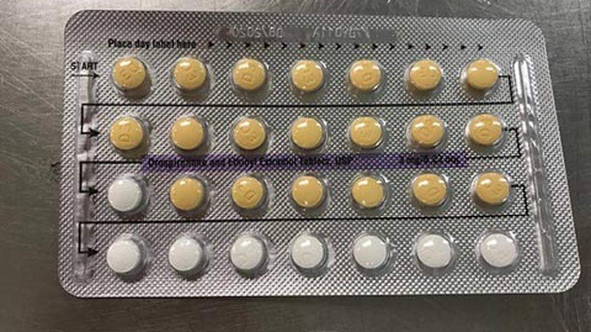 One of the blister packs that failed at giving the user three weeks of working pills and one week of placebo pills