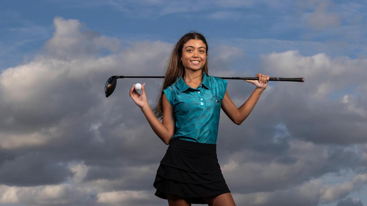 After shooting a Broward County-best 148 at state, Coral Glades’ Bianca Gibbs is the Miami Herald’s Broward Girls’ Co-Golfer of the Year.