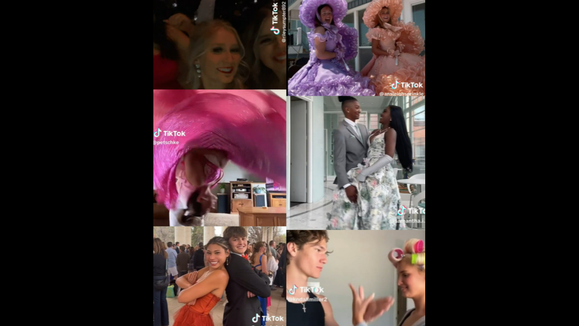 Stunning, extravagant and entertaining prom videos are flooding TikTok this season.