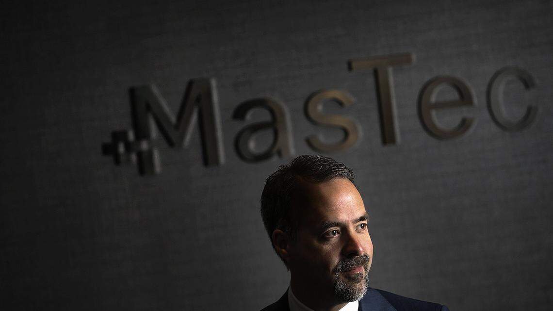 MasTec CEO Jose Mas at his office.