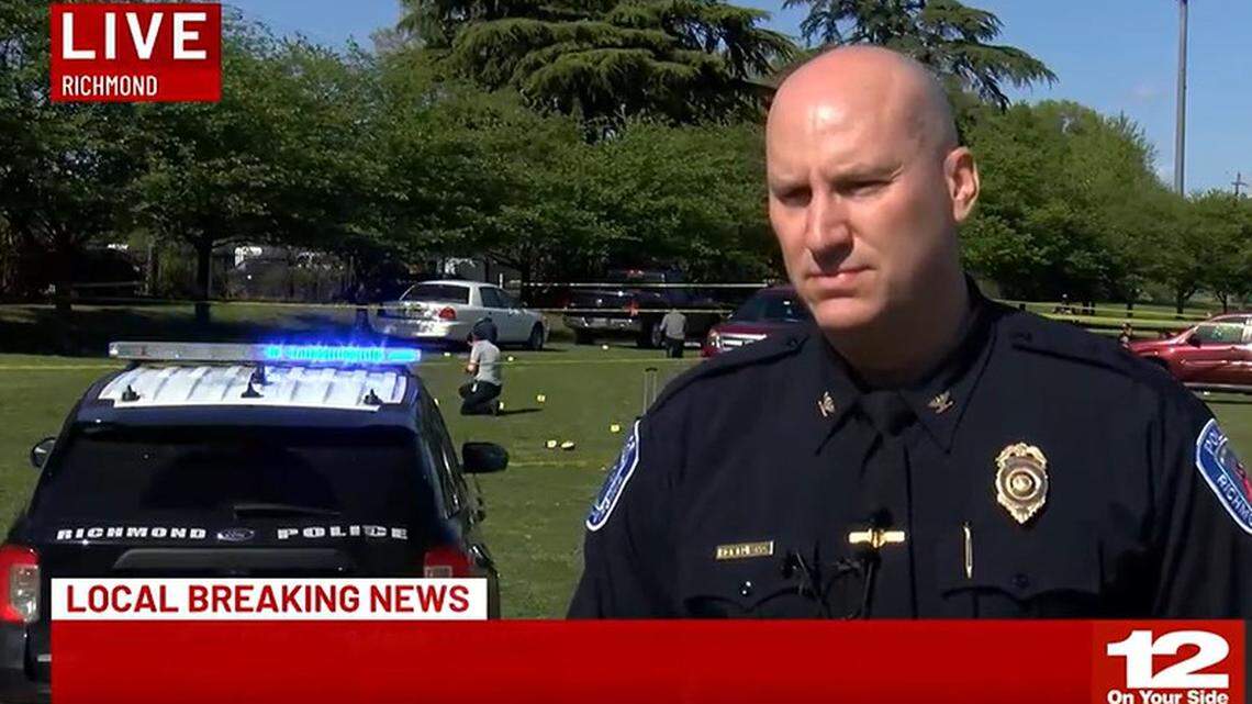 A man was fatally shot April 16 when a fight escalated at a funeral service, Richmond Police Chief Rick Edwards said in a media briefing.