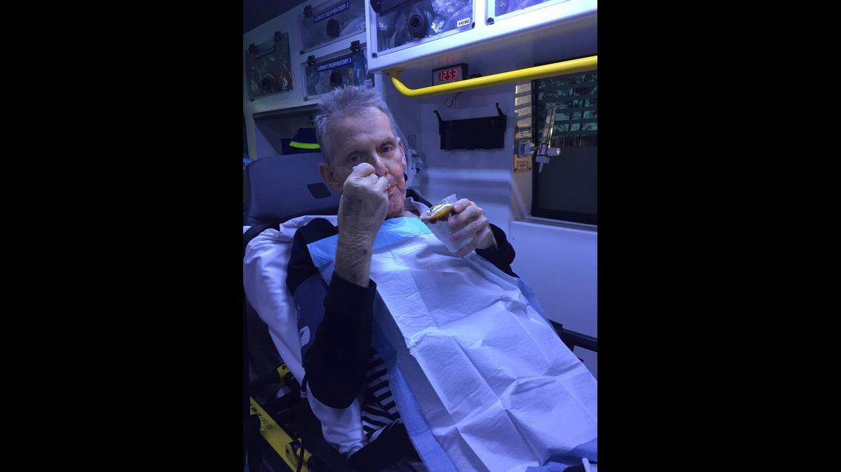 Queensland Australia paramedics were praised for taking the time to drive a dying man for one last caramel sundae at McDonald’s before taking him to hospice care, where he passed away from cancer.