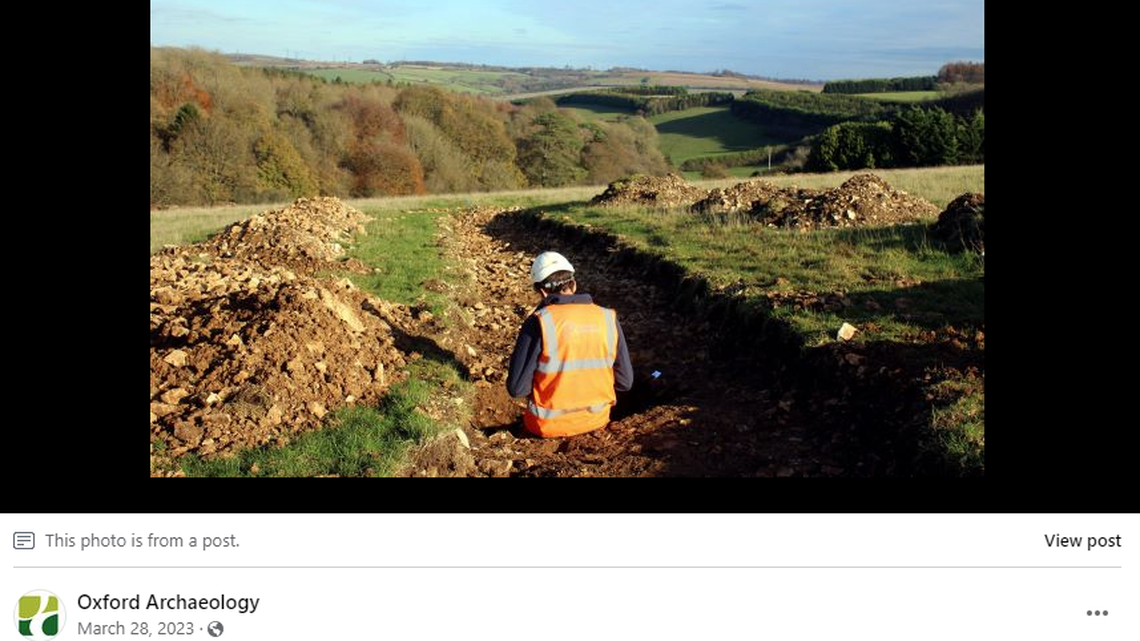 A highway expansion project in the United Kingdom has yielded countless ancient artifacts, including a symbol of love, officials said.